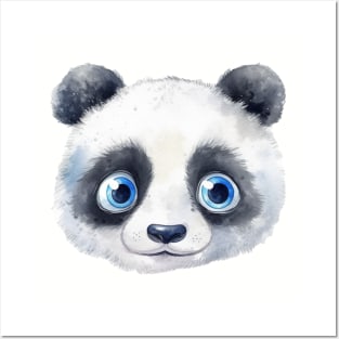 Panda Bear Watercolor Posters and Art